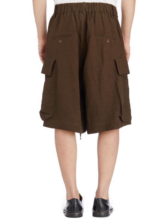 25SS 우마 왕 숏팬츠 LUM3528UW690 Brown - UMA WANG