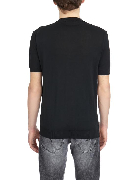 25SS 다니엘알렉산드리니 반팔 티셔츠 LDA1SS25M013101 Black - DANIELE ALESSANDRINI