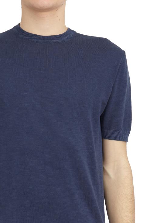 25SS 다니엘알렉산드리니 반팔 티셔츠 LDA1SS25M008174 Blue - DANIELE ALESSANDRINI