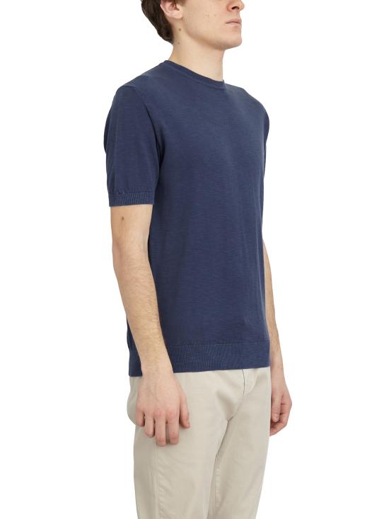 25SS 다니엘알렉산드리니 반팔 티셔츠 LDA1SS25M008174 Blue - DANIELE ALESSANDRINI