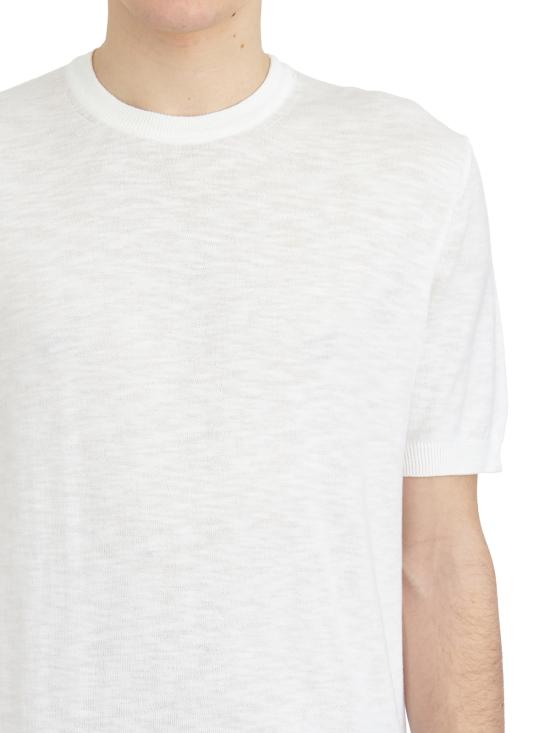 25SS 다니엘알렉산드리니 반팔 티셔츠 LDA1SS25M008100 White - DANIELE ALESSANDRINI