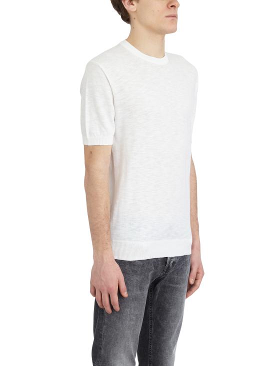 25SS 다니엘알렉산드리니 반팔 티셔츠 LDA1SS25M008100 White - DANIELE ALESSANDRINI