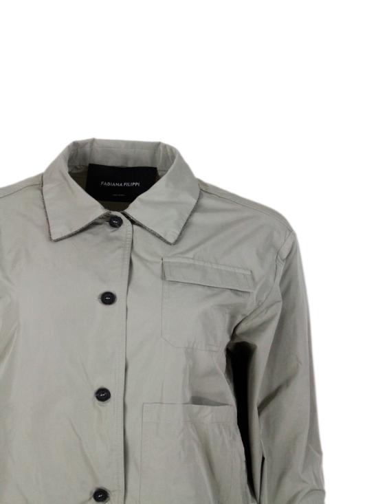 25SS 파비아나 필리피 봄버 자켓 CTD275F708L337 8195 Beige - FABIANA FILIPPI