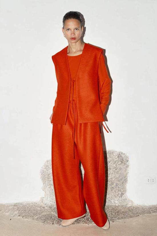  다두라 스트레이트 팬츠 다투라 알파카 울 유도 팬츠 라바