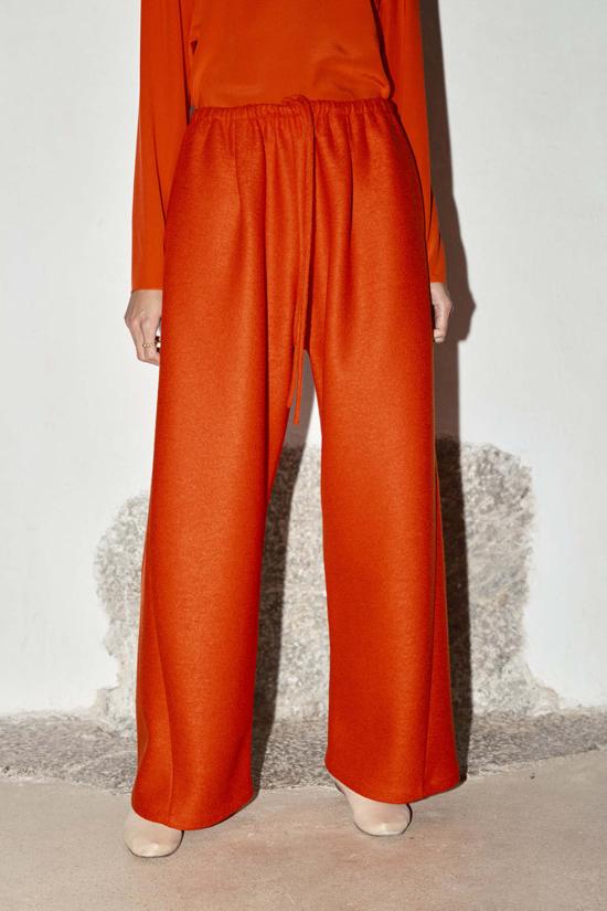  다두라 스트레이트 팬츠 다투라 알파카 울 유도 팬츠 라바 - DATURA