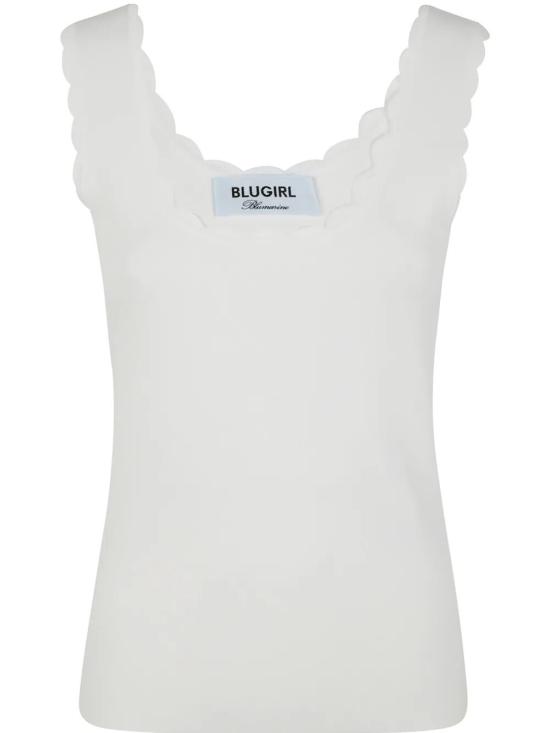 25SS 블루걸 민소매 티셔츠 RA5064MA84P 14300 CHALK - BLUGIRL