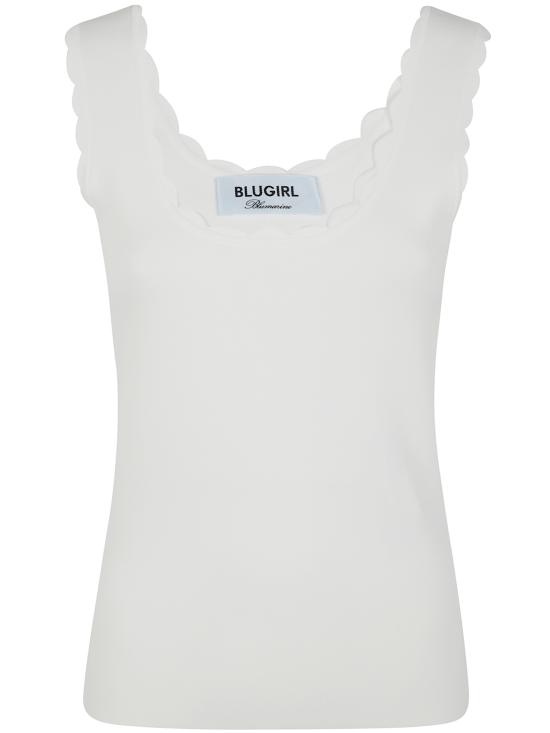 25SS 블루걸 민소매 티셔츠 RA5064MA84P 14300 CHALK