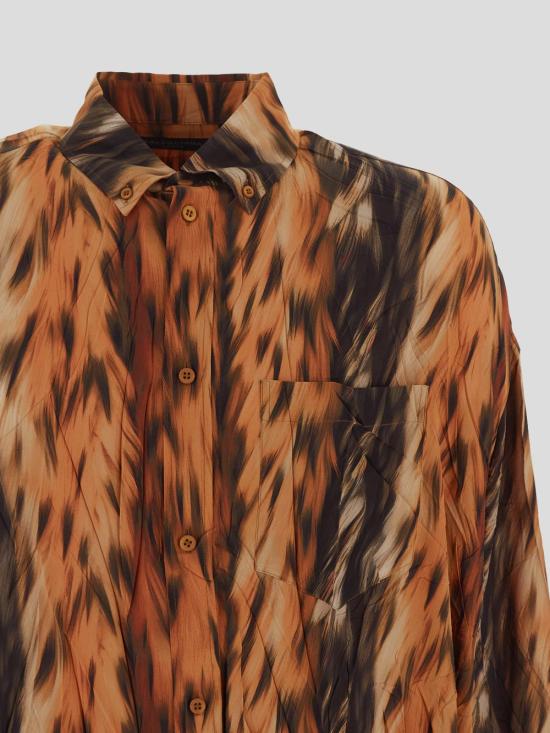 25SS 발렌시아가 블라우스 814121 TRLD52135 Brown - BALENCIAGA