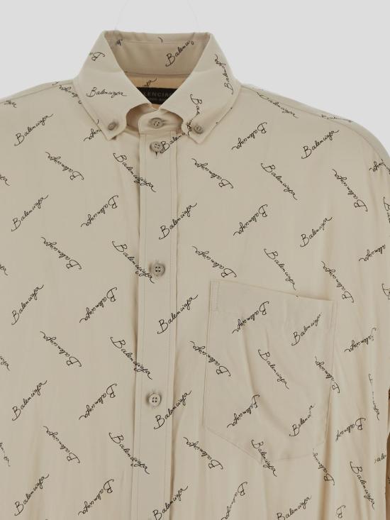25SS 발렌시아가 셔츠 773300 TRLB19711 Beige - BALENCIAGA