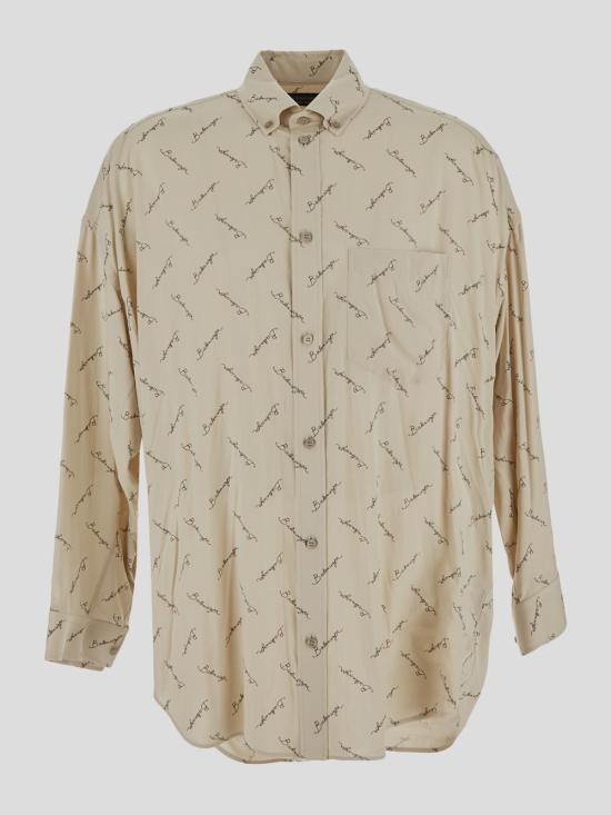 25SS 발렌시아가 셔츠 773300 TRLB19711 Beige