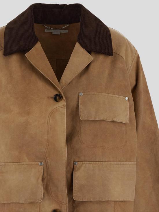 25SS 스텔라 맥카트니 자켓 680122 3EU4702530 Praline - STELLA MCCARTNEY