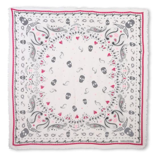 25SS [주니어] 자딕앤볼테르 스카프 X60305 481 White