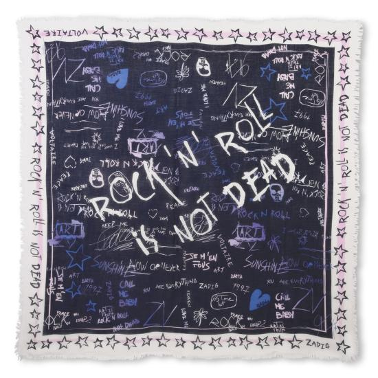 25SS [주니어] 자딕앤볼테르 스카프 X60307 84E Blue