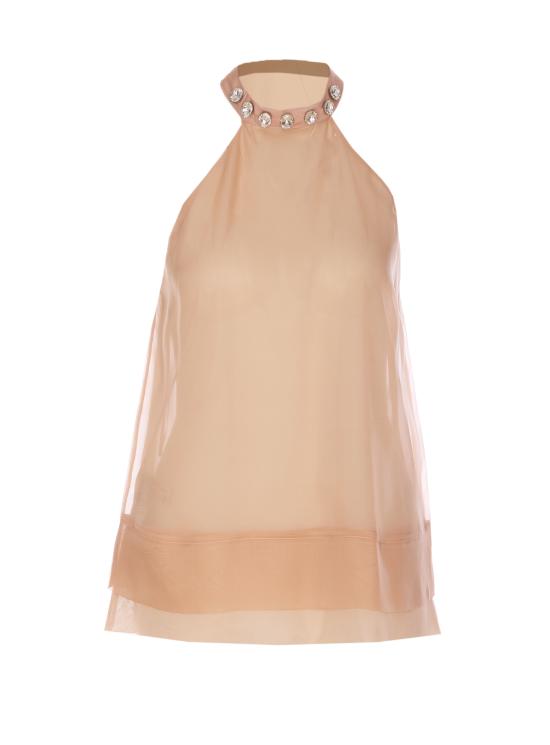 25SS 핑코 민소매 티셔츠 104974 A2GUQ35 Beige