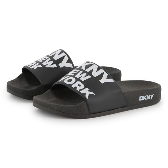25SS [주니어] 디케이엔와이 플립플랍 D62086 09B Black - DKNY