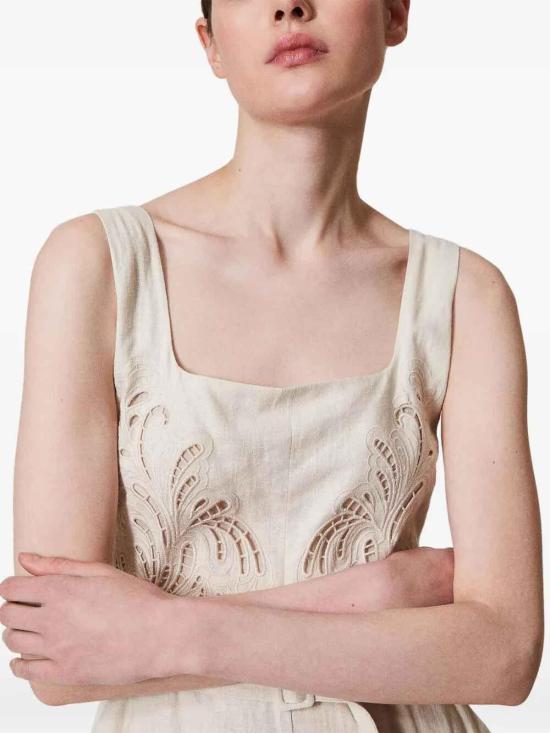  트윈셋 점프수트 251TP216300059 White - TWINSET