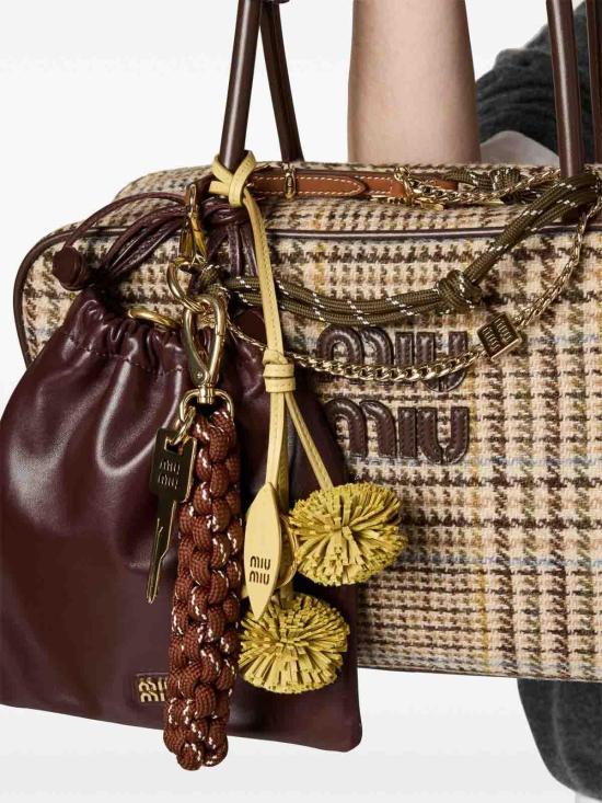  미우미우 클러치/파우치 5NG0102CSWF0NBL Dark Red - MIU MIU