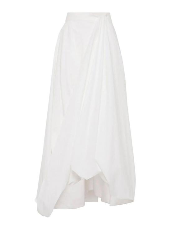  브루넬로 쿠치넬리 롱 스커트 M0F79G3812C600 White