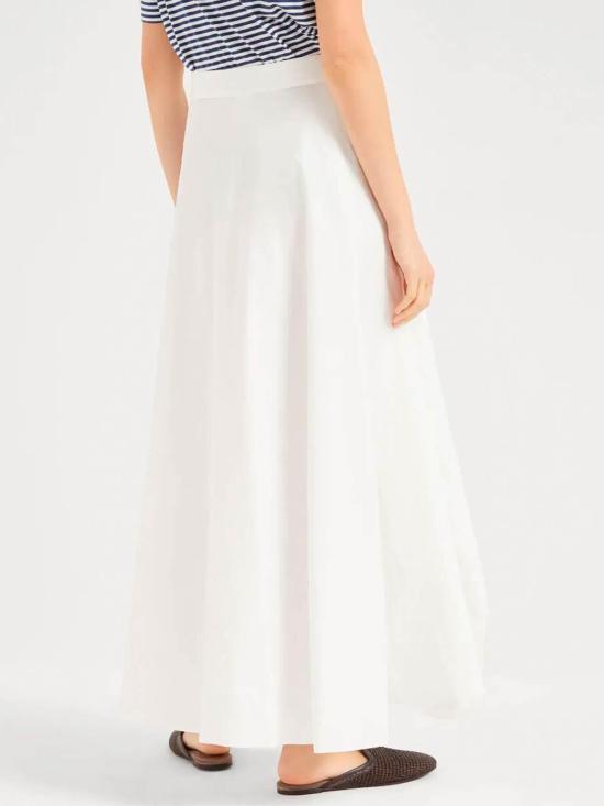  브루넬로 쿠치넬리 롱 스커트 M0F79G3812C600 White - BRUNELLO CUCINELLI