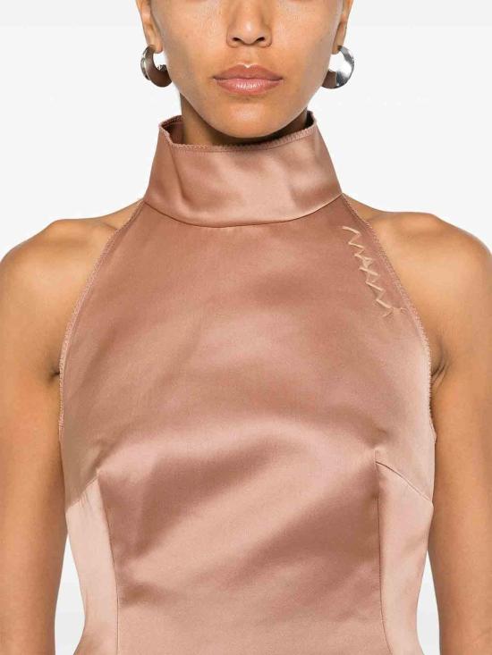  마르니 숏 원피스 ABMA1353SYUTP78400M02 Brown - MARNI