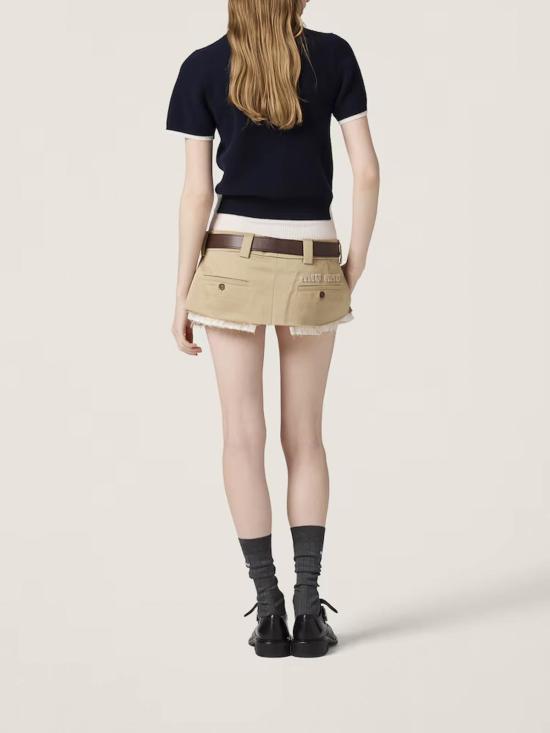  미우미우 스웨터 MMLA56SOOO16ONF0960 Blue - MIU MIU