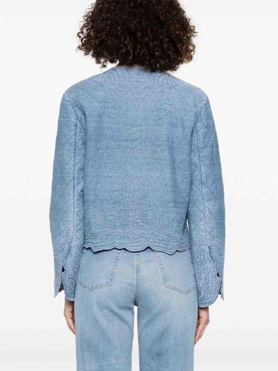  에르마노 설비노 자켓 D460B307FRQ94037 Blue - ERMANNO SCERVINO