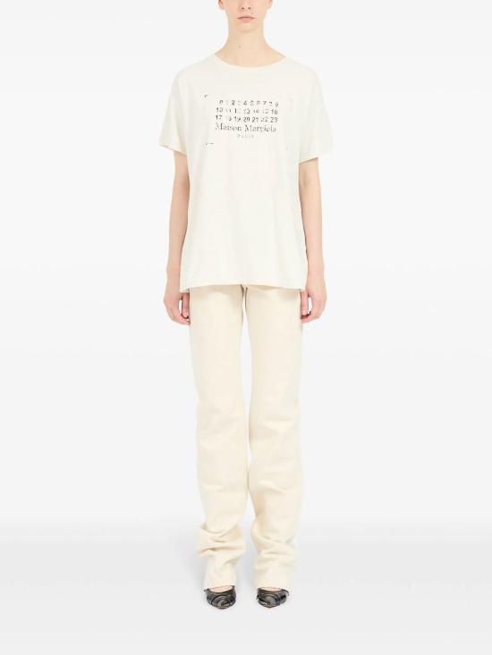  마르지엘라 반팔 티셔츠 S51GC0534S24575103 White - MAISON MARGIELA