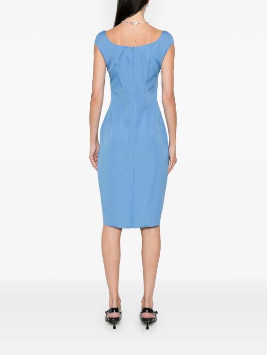  미우미우 숏 원피스 MF5572SOOO15T9F0013 Light Blue - MIU MIU