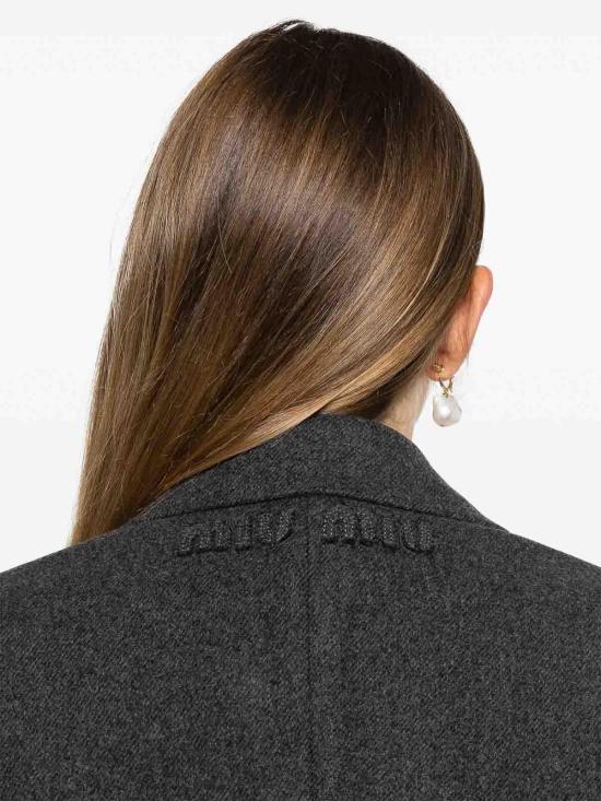  미우미우 코트 MS2039SOOO11H4F0031 Grey - MIU MIU