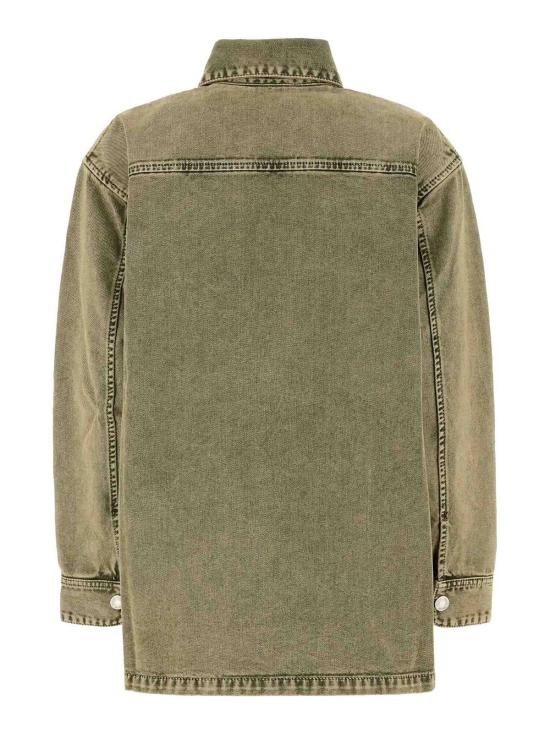  아미 데님 셔츠 FJK273DE0064375 Grey - AMI