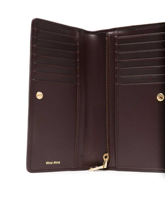  미우미우 지갑 5MV0272FPPF0NBL Brown - MIU MIU