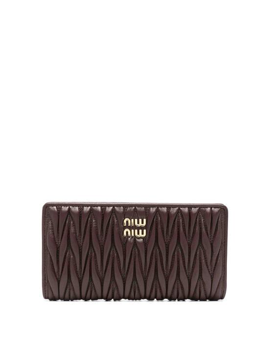  미우미우 지갑 5MV0272FPPF0NBL Brown