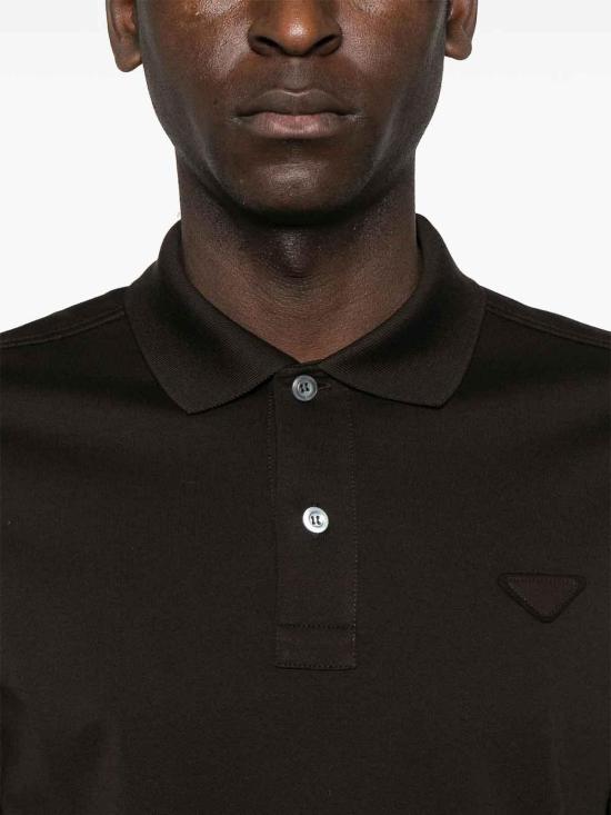  프라다 반팔 티셔츠 UJN444XGSSWEOF0192 Brown - PRADA