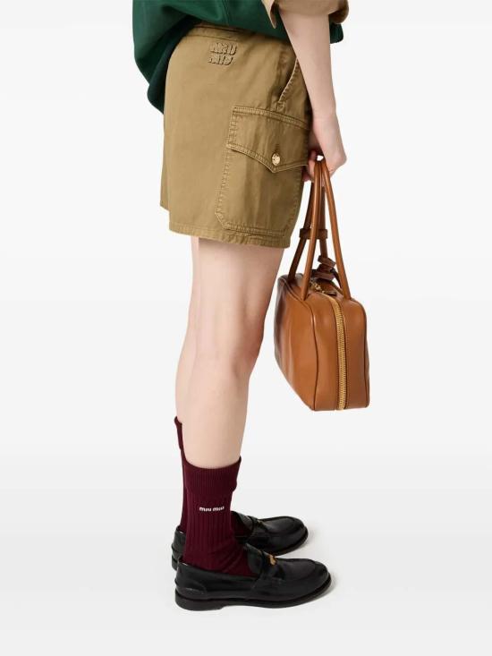  미우미우 숏팬츠 MP1853SOOO16MSF0393 Green - MIU MIU