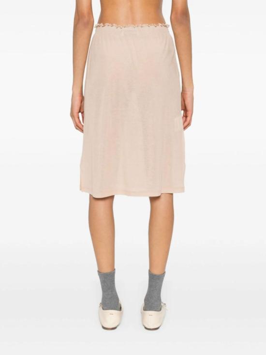  미우미우 미디 스커트 MJD192S23113VOF0770 Camel - MIU MIU