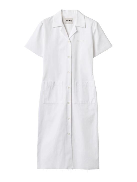  미우미우 스커트 MF5568SOOO15T9F0009 White