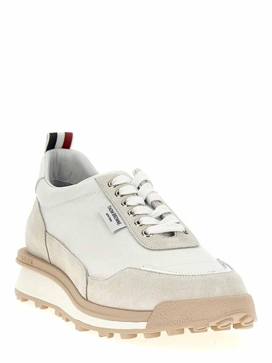 25SS 톰브라운 테크 나일론 알룸나이 트레이너 MFD271BF0488107 White - THOM BROWNE