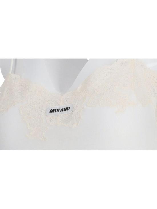  미우미우 민소매 티셔츠 MJA900SOOO16J0F0009 White - MIU MIU