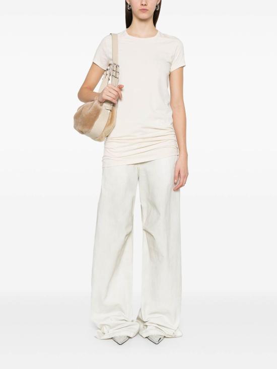  릭 오웬스 반팔 티셔츠 RP01E7203JNC21 Beige - RICK OWENS