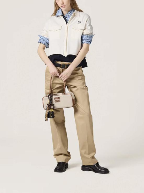  미우미우 블라우스 MMF945SOOO16OGF0009 White - MIU MIU