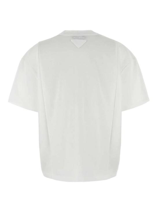 프라다 반팔 티셔츠 3556BSOOO11CDF0009 White - PRADA