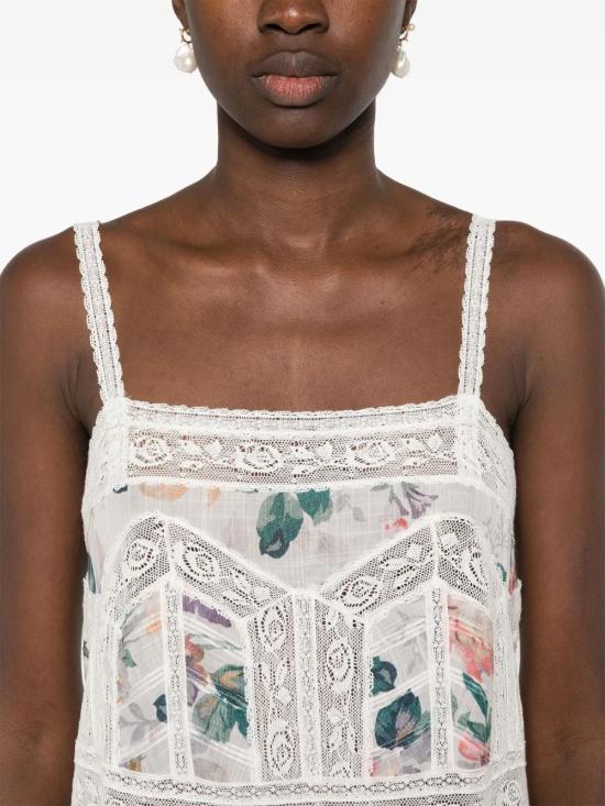 25SS 짐머만 숏 원피스 2459DRS252 CREAM MULTI FRORAL - ZIMMERMANN