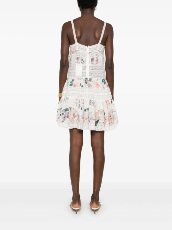25SS 짐머만 숏 원피스 2459DRS252 CREAM MULTI FRORAL - ZIMMERMANN
