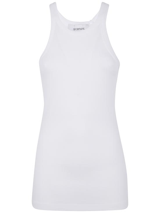 25SS 막스마라 스포츠막스 민소매 티셔츠 2512941012600 001 OPTIC WHITE - SPORTMAX