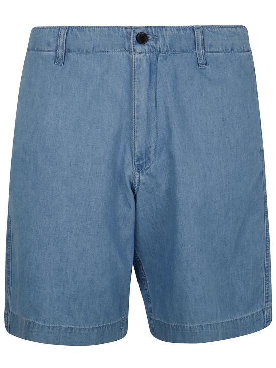 25SS EMPORIO ARMANI SUSTAINABLE 데님 숏팬츠 EM001250 AF13910 MB003 LIGHT BLUE DENIM 094