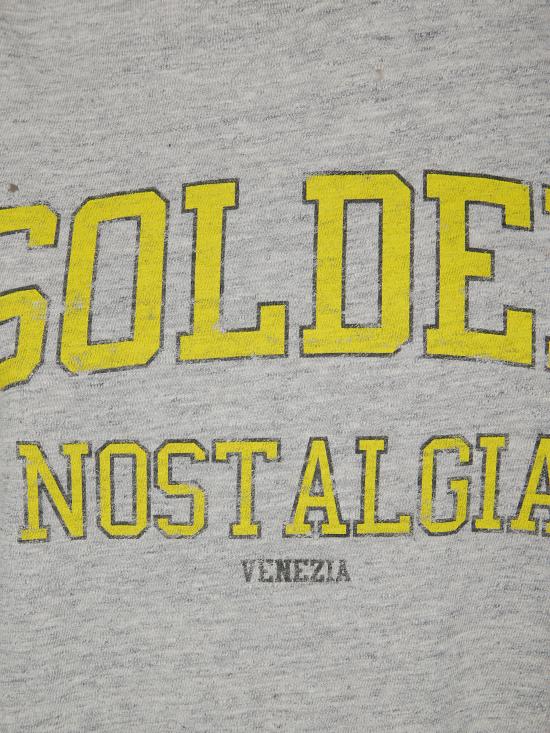 25SS 골든구스 민소매 티셔츠 GWP02187 P001886 60269 60269 GREY MELANGE YELLOW - GOLDEN GOOSE