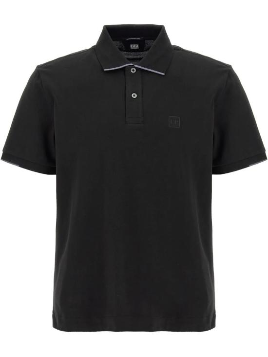 25SS 씨피 컴퍼니 폴로 티셔츠 18CLPL001A 005263W 999 BLACK - C.P. COMPANY
