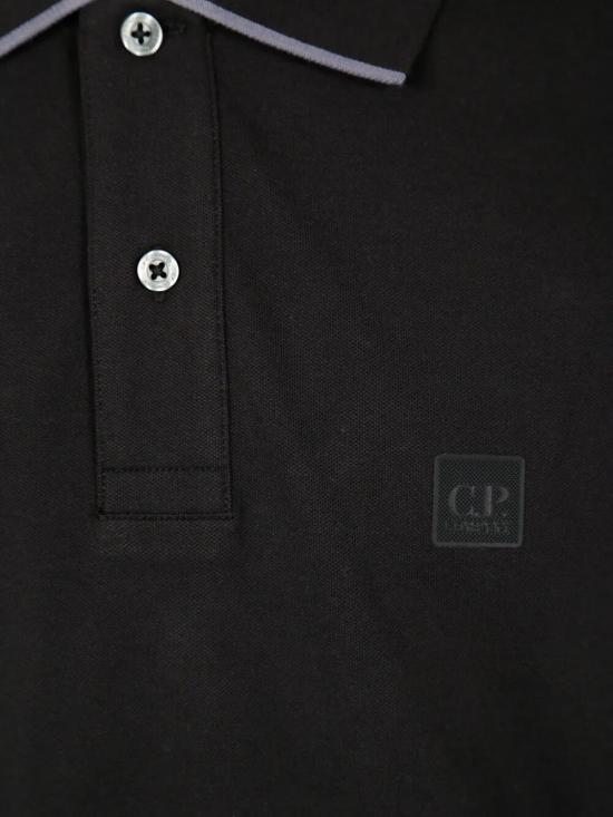 25SS 씨피 컴퍼니 폴로 티셔츠 18CLPL001A 005263W 999 BLACK - C.P. COMPANY