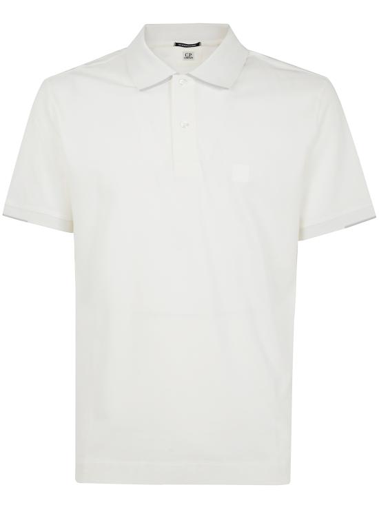 25SS 씨피 컴퍼니 폴로 티셔츠 18CLPL001A 005263W 103 GAUZE WHITE
