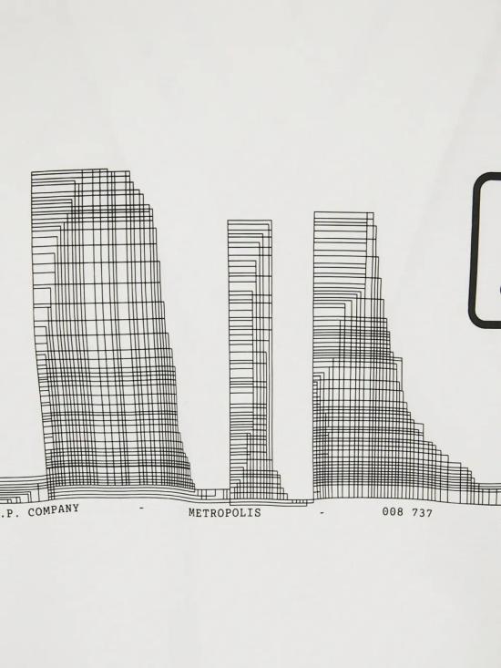 25SS 씨피 컴퍼니 반팔 티셔츠 18CLTS048A 006370W 103 GAUZE WHITE - C.P. COMPANY